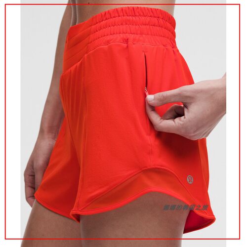 韩国代购lululemon hotty hot short 4寸女士瑜伽运动短裤LW7DJKS
