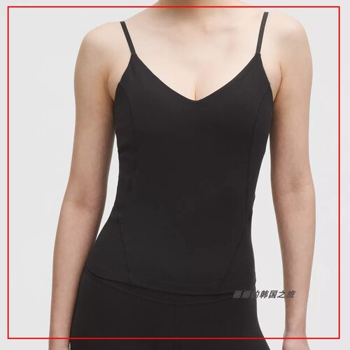 韩国代购lululemon露露乐蒙Align吊带运动背心 C/D有胸垫LW1FNQS