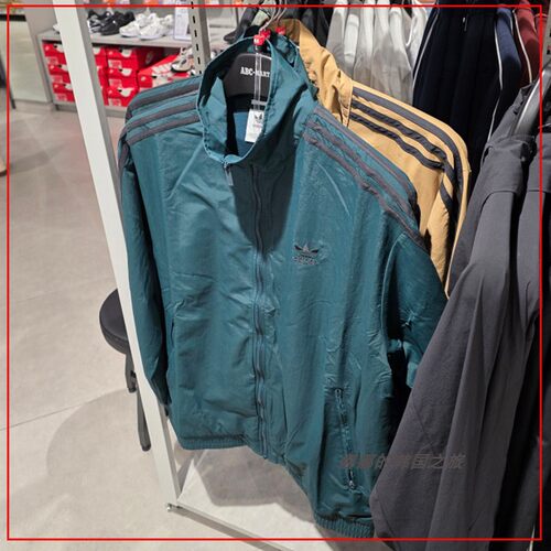 韩国代购Adidas阿迪达斯三叶草休闲运动夹克外套 JY1331 IT2491
