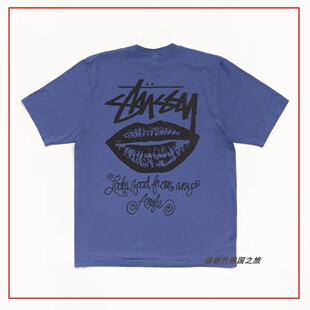 韩国代购Stussy SS26美式街头复古印花短袖T恤男女同款1905196