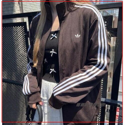 韩国代购Adidas阿迪达斯三叶草男女运动休闲夹克外套套装JD5267