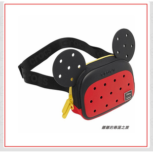 韩国代购Crocs卡骆驰迪士尼联名Mickey Mouse 经典可爱腰包212413