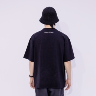 新款 T恤女夏季 复古字母印花短袖 宽松休闲百搭上衣 Shop美式