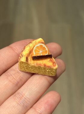 【仿真蛋糕系列】迷你可爱切块蛋糕造型树脂摆件创意桌面装饰