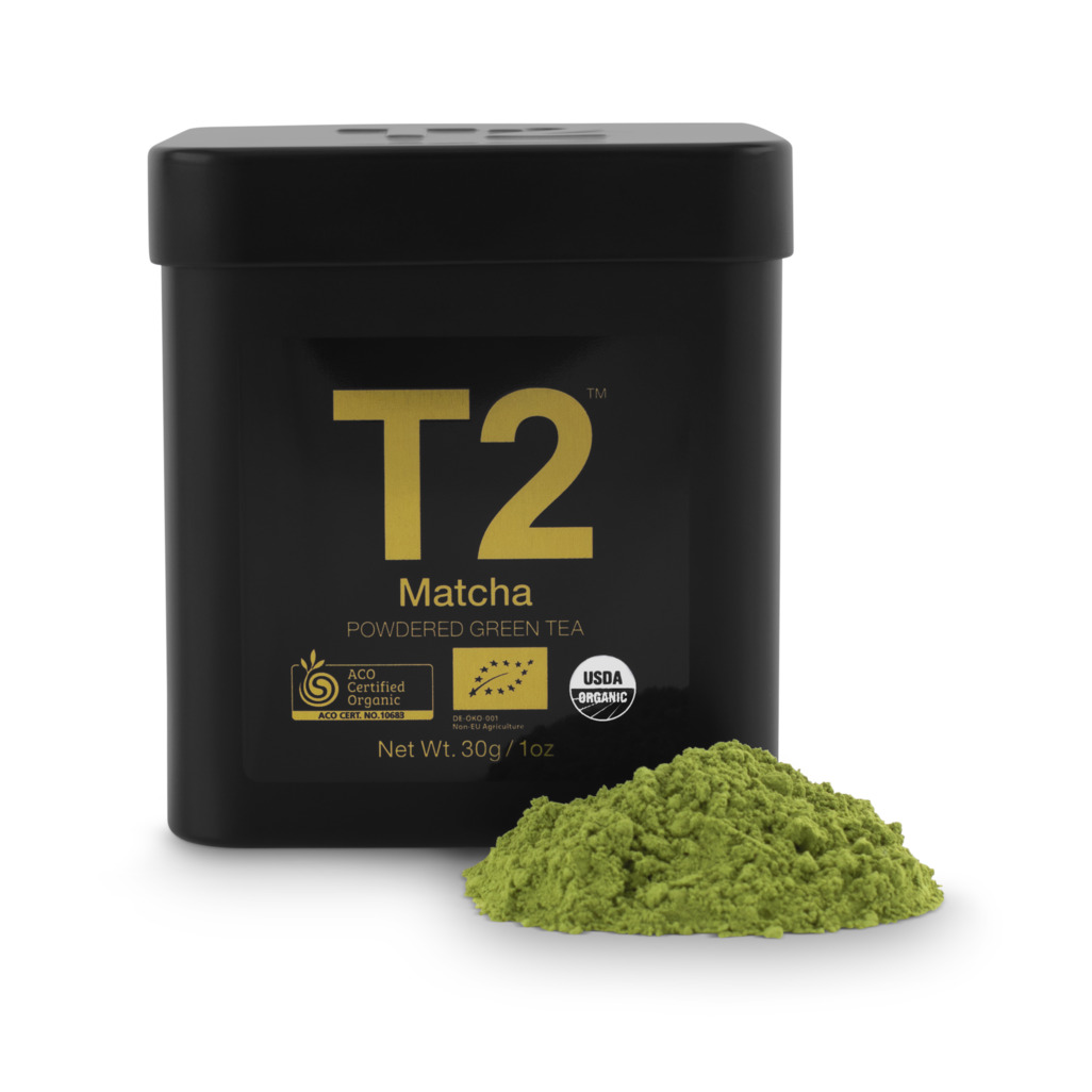 澳洲代购直邮t2 tea 100%有机认证抹茶粉Matcha Powder锡罐装 30g