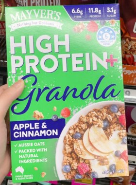 澳洲代购直邮Mayvers High Protein高蛋白格兰诺拉麦片 燕麦 400g
