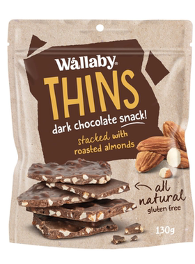 Wallaby bites 澳洲代购直邮 健康巧克力涂层混合坚果脆团 130g