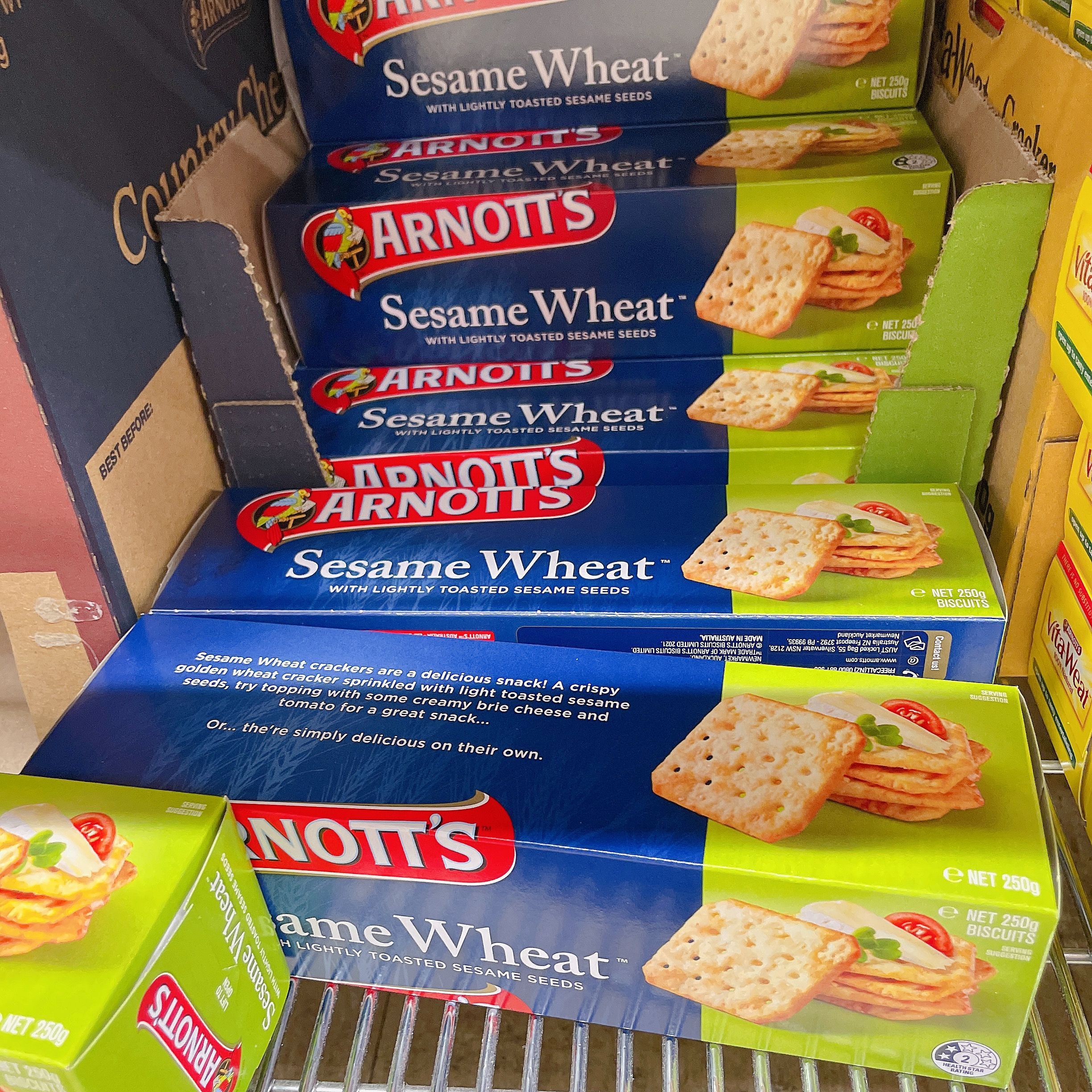 芝麻小麦饼干Arnotts雅乐思