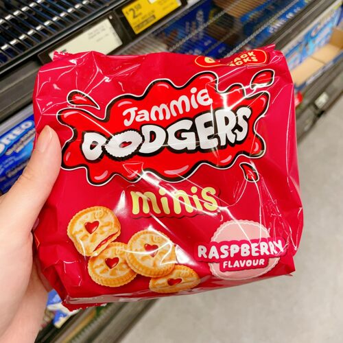 澳洲代购直邮 Jammie Dodgers 迷你水果英国夹心饼干 120g 6小包
