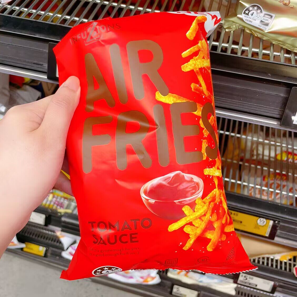 澳洲代购直邮 Infuzions Air Fries 健康空气炸香脆薯条 进口 90g