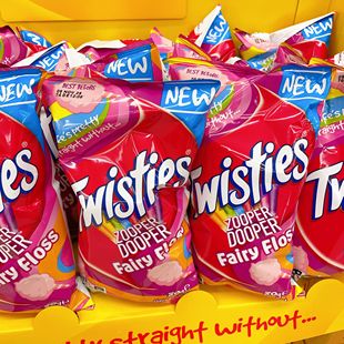 澳洲代购直邮 Twisties 崔思迪鸡肉奶酪泡芙条限量邪恶芝士派 80g