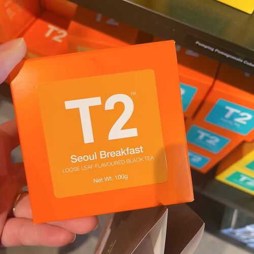 澳洲代购直邮 t2 甜品系列红茶散茶礼盒 首尔早茶 上海早茶 100g