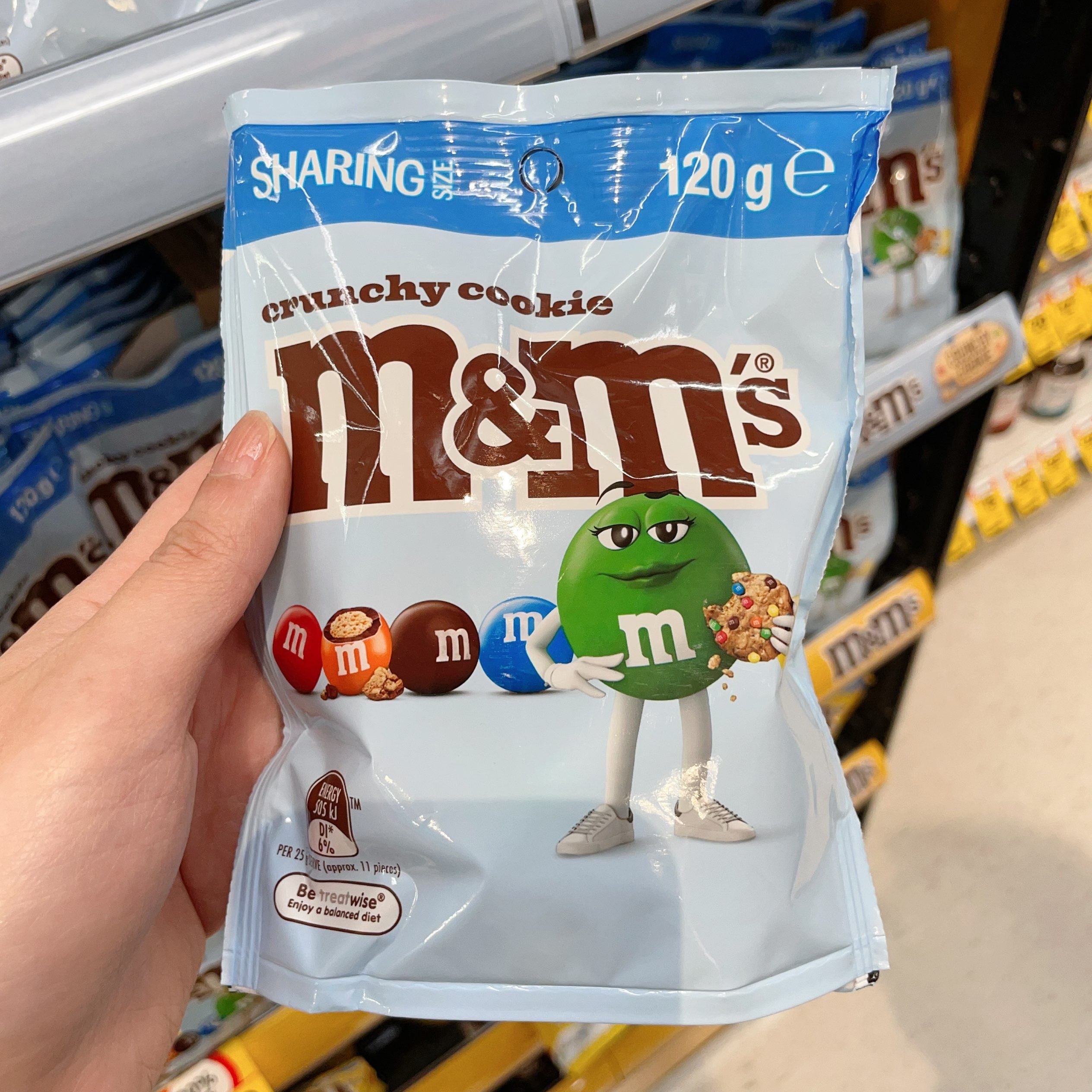 Gc4227澳代购直邮M&M's 夹心巧克力MM豆布朗尼花生薄荷焦糖mini豆