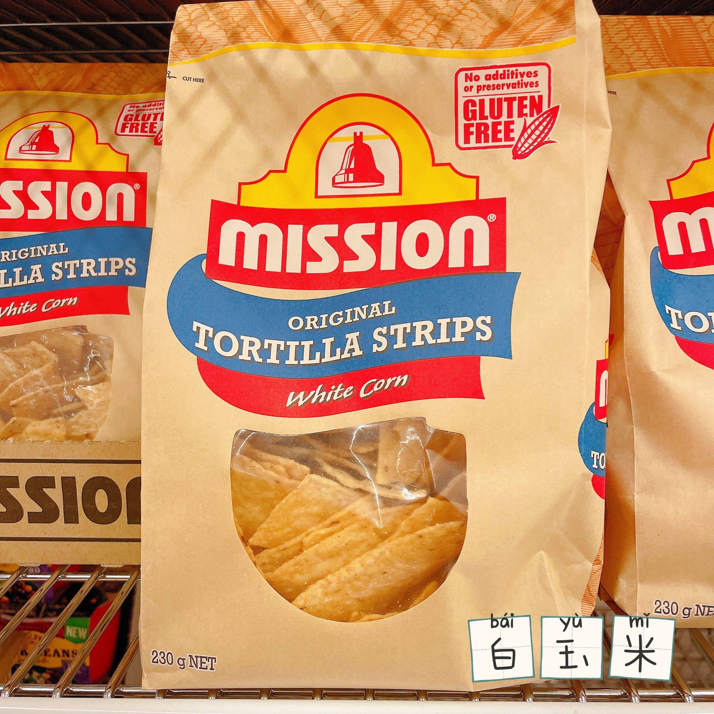澳洲代购直邮Mission麦西恩谷物营养无麸质墨西哥三角玉米片 230g