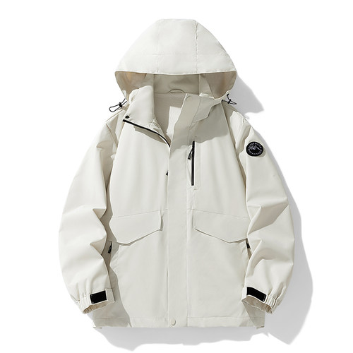冲锋衣防风Windbreaker Men Jacket Waterproof Outdoor Outwear