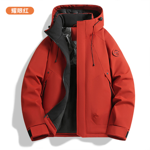 Winter Puffer Snow Jacket Mens Women Waterproof Windbreaker