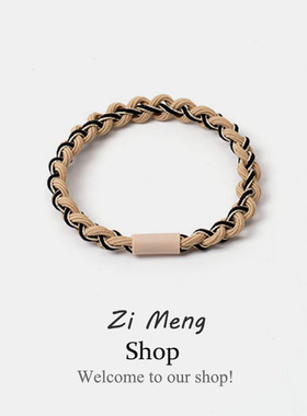 网红橡皮筋女扎头头绳2025年新款ins简约发圈高级感百搭流行头饰