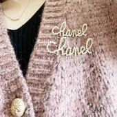 个性 别针ins香香风甜美女 复古英文字母珍珠水钻胸针发夹毛衣西装