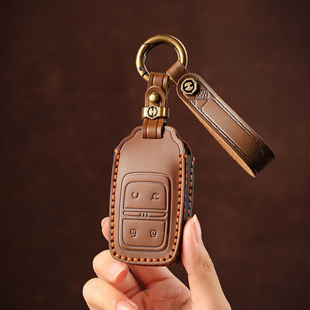 纯手工真皮钥匙套适用于捷途纵横g700钥匙包牛皮高档复古壳扣