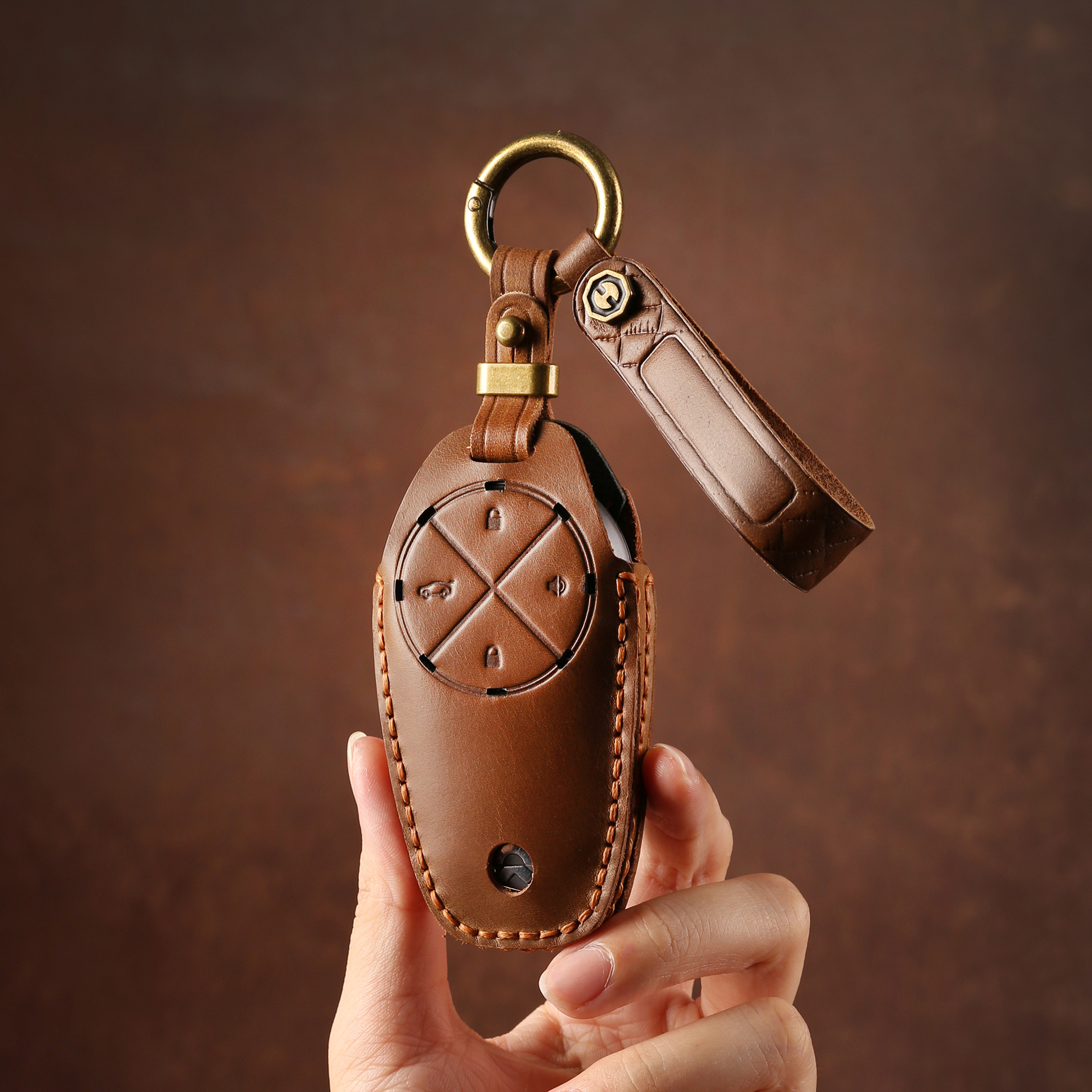 适用于蔚来汽车钥匙套ES6/ES8/ES7真皮高档ET7/ET5/EC6钥匙保护套