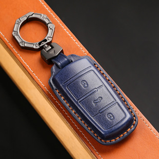 适用大众2016款迈腾B7钥匙包18款CC15款老款CC专用真皮汽车钥匙套