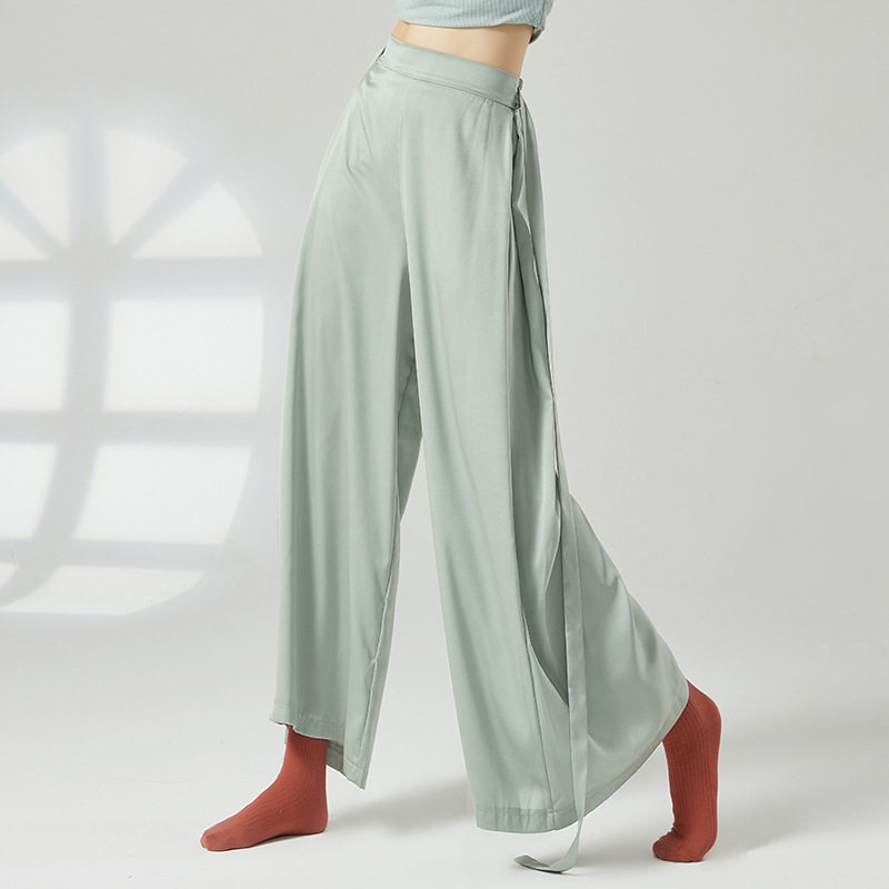 古典舞舞蹈裤直筒飘逸宽松阔腿裤中国舞教师民族练功服女形体服装,运动/瑜伽/健身/球迷用品,现代舞服装,淘宝优惠券,粉丝福利购,淘宝优惠卷