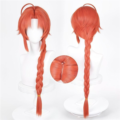 银魂 玫瑰网 神威cos头皮假发高温哑光丝