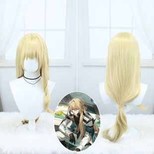 崩坏星穹铁道游戏假发罗刹 cos道具真头皮混色渐变长发玫瑰内网