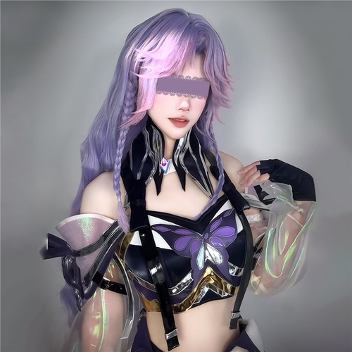工厂直发王者荣耀阿轲源·梦化蝶舞动漫游戏cosplay全套女装C服