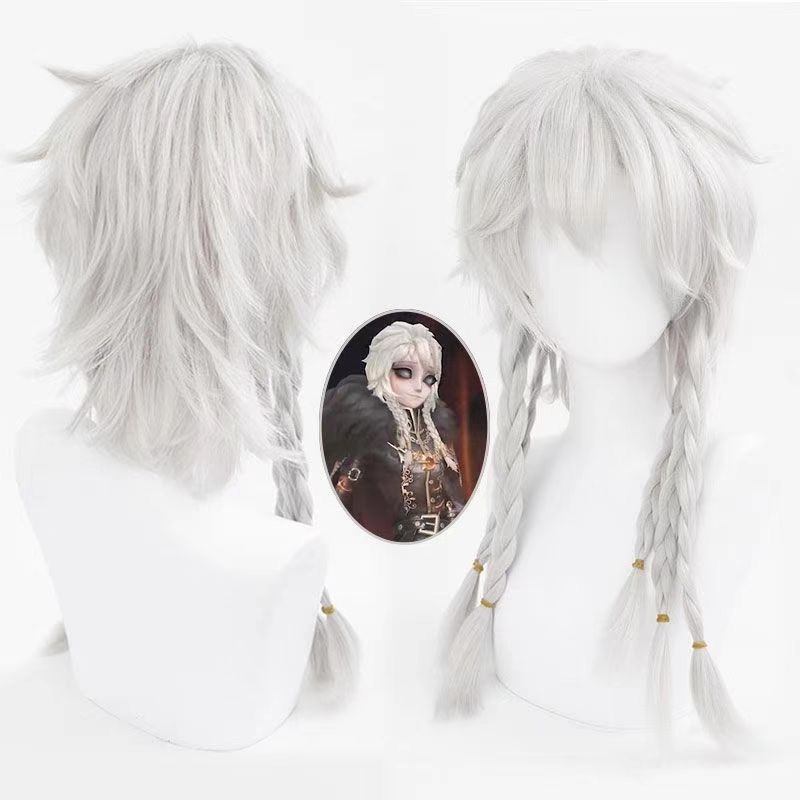 第五人格守夜人假发成品cos假发蚀日者麻花游戏cosplay动漫假发图片
