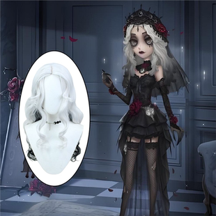 第五人格长夜心理学家cos假发玫瑰网动漫展毛娘精修造型