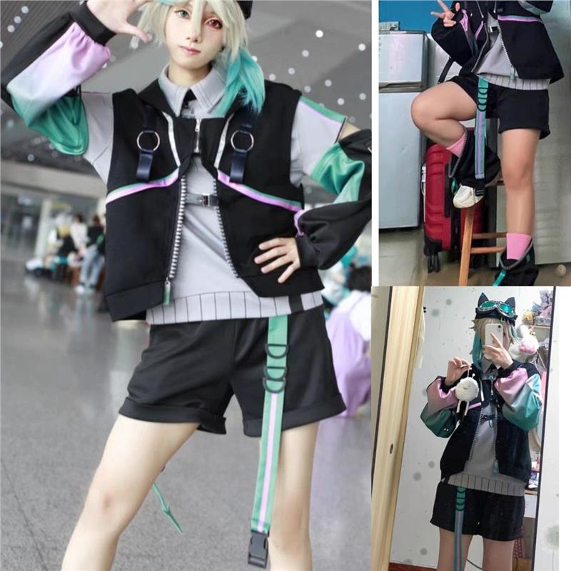 多尺寸选cos服虚拟主播 VirtuaReal 阿萨AZA cosplay服装套