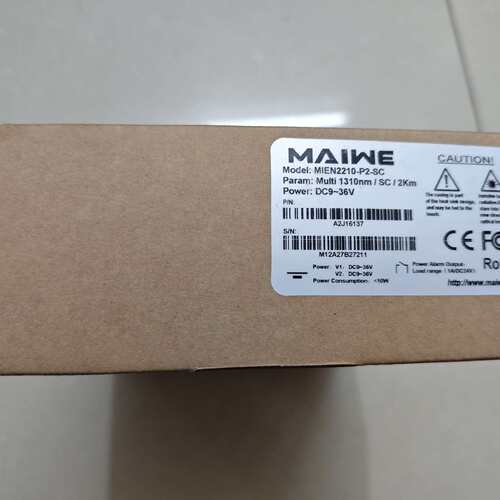 {议价}全新迈威MAIWE工业交换机，MIEN2210-P2-SC