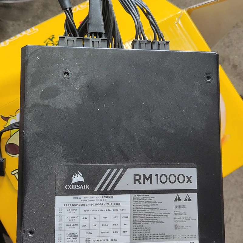 {议价}Corsair RM1000x 1000W金牌全模组电源，拆图片