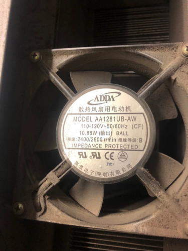 ADDA全新电梯变频器散热风扇AA1281UB-AW交流110V散热风机风扇