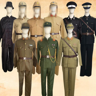 影视服装抗战翻译官 士 兵 舞台剧服装出租