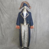 英国拿破仑十八十九19世纪殖民者八国联军贵族船长海盗服装 出租