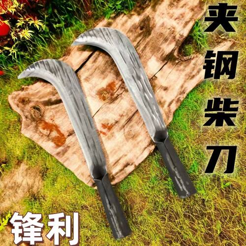 锰钢锻打农用户外用砍柴加厚