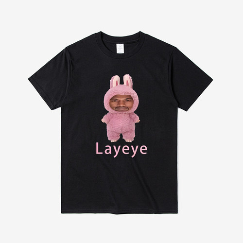 kanye layeye侃爷演唱会周边短袖粉丝同款纯棉T恤男女应援情侣装