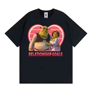 Relationship Goals Meme T Shirt 外贸卡通动漫印花短袖T恤男女