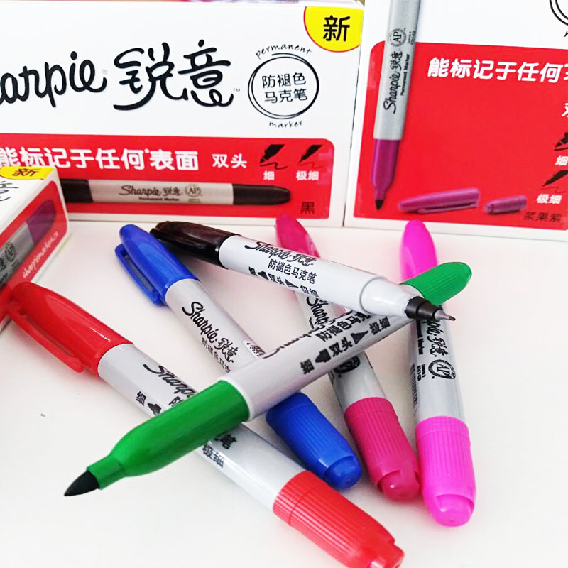 sharpie双头马克笔绘画