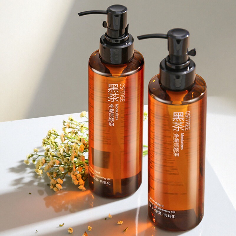 柳丝木黑茶卸妆油深层清洁温和