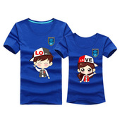 南通支云2024新款 球衣情侣好伙伴结婚求婚酷男女T恤短袖 卡通定制