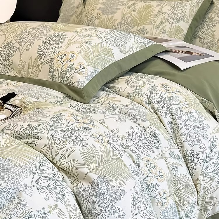 恒洽家纺秋冬全棉磨毛床单四件套