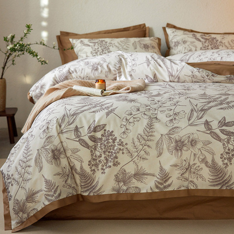 美式柔软全棉长绒棉四件套