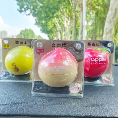 香百年60g果味香膏水果造型