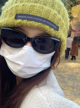 网红猫眼复古偏光防紫外线墨镜