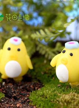 diy苔藓微景观小鸡素材生态瓶