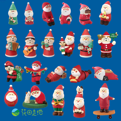 日式猫咪蛋糕圣诞老人