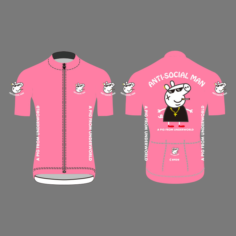 新品上市BIRDS抖音社会人小猪佩奇款夏季男女通用上衣 骑行装备在类目 自行车/骑行装备/零配件, 骑行服饰/骑行装备, 骑行服中 - 来自Buy2taobao.com提供专业的淘宝代购服务